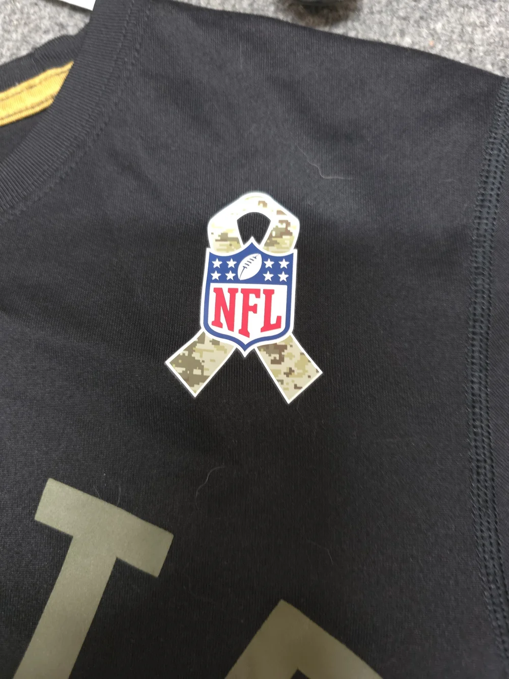 NFL Colts Salute To Service Black Graphic Tee